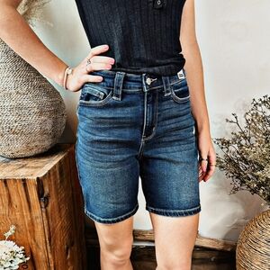 Judy Blue Light and Dark Denim Jeans